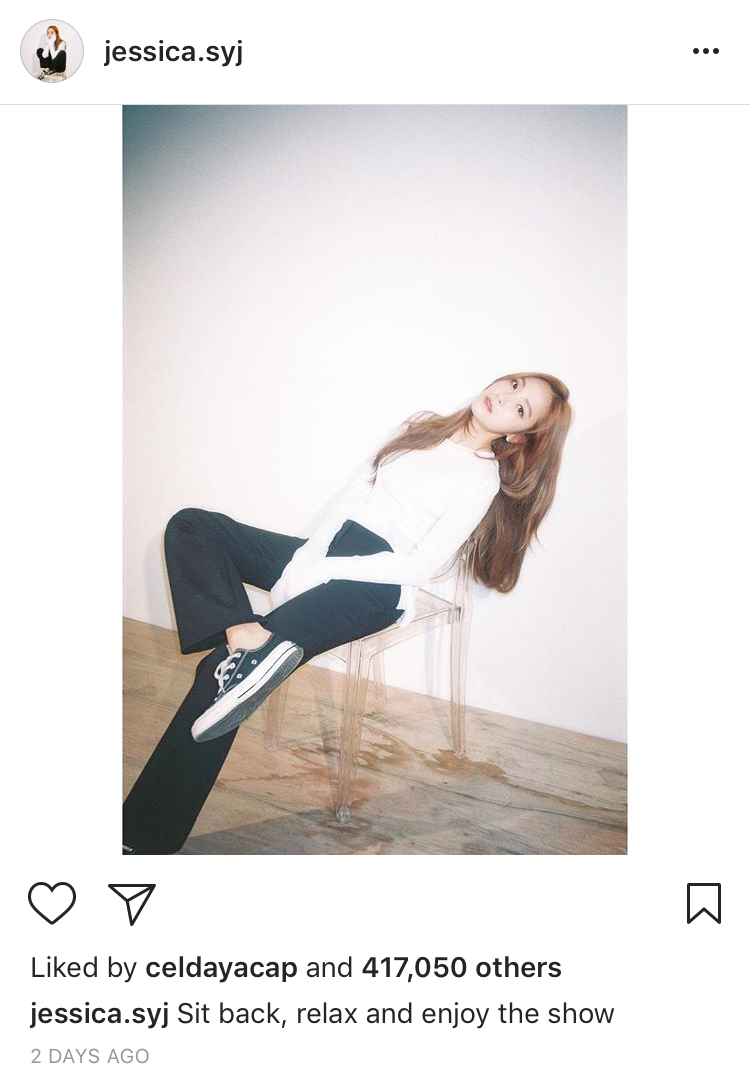 Seoul Sarah Snsd Fans Were Upset At One Of Jessica S Instagram Posts Korea Dispatch