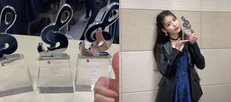  IU  3 awards winning at Gaon Chart Awards  Korea Dispatch 